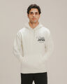 Sudadera Estampada Blanca,BLANCO HUESO